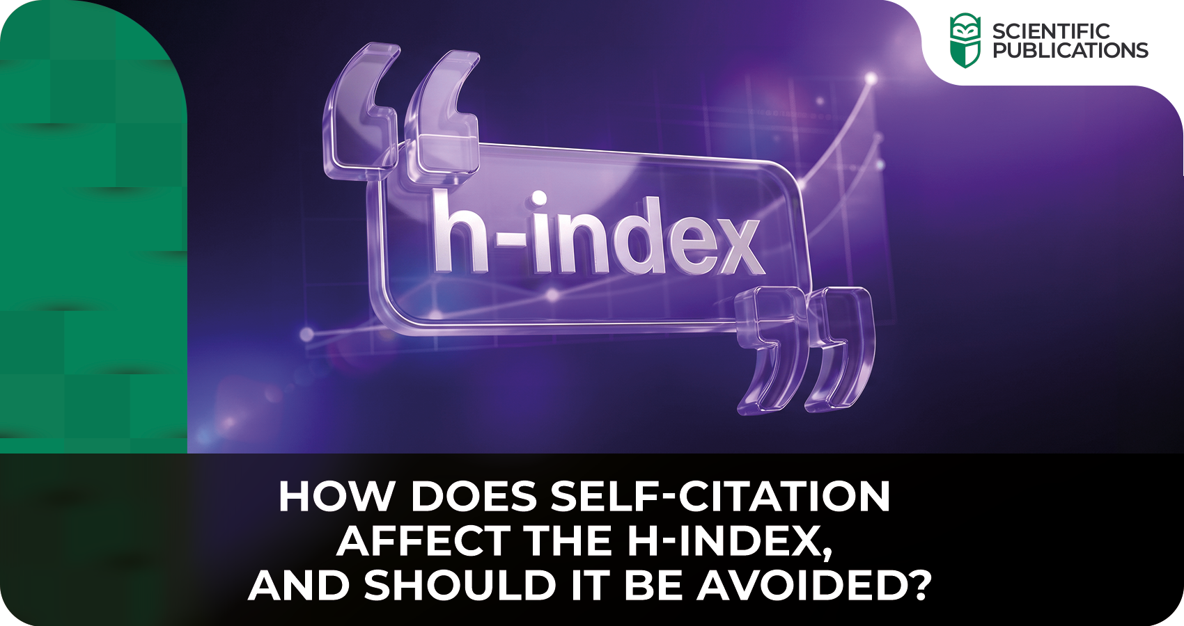 How does self-citation affect the h-index, and should it be avoided?